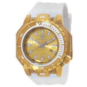 FX03004B NWT Technomarine Fashion Men's Quartz Aluminum and Stainless Steel Auth